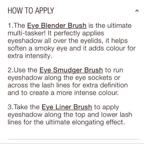 Charlotte Tilbury 3pc. Set Essential Eye Tools Brush Set    ~NEW~ - Picture 5 of 9